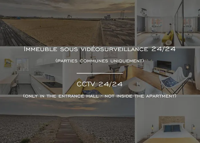 Appartement Bellanger - Hyper Centre - Proche Plage - Arrivee Autonome