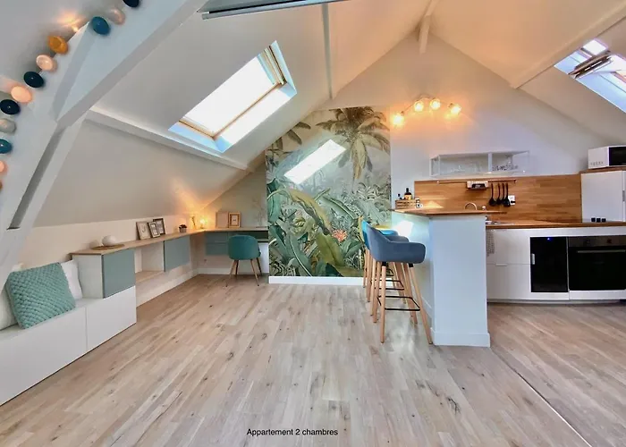 Appartements chaleureux - 15 min à pied de la gare