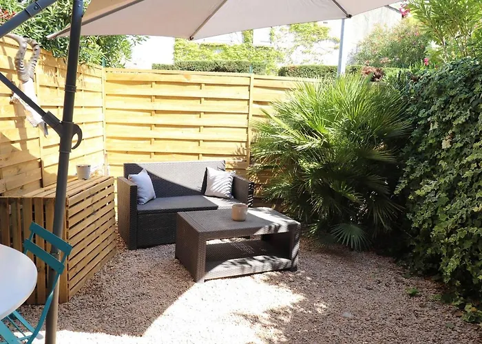 Studio Cabine Boucanet - Rez-De-Jardin, Clim, Wifi, Terrasse, Parking - 4 Personnes - Fr-1-307-171