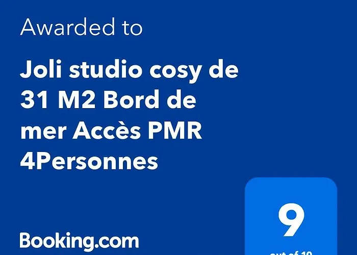 Joli Studio Cosy De 31 M2 Bord De Mer Acces Pmr 4Personnes