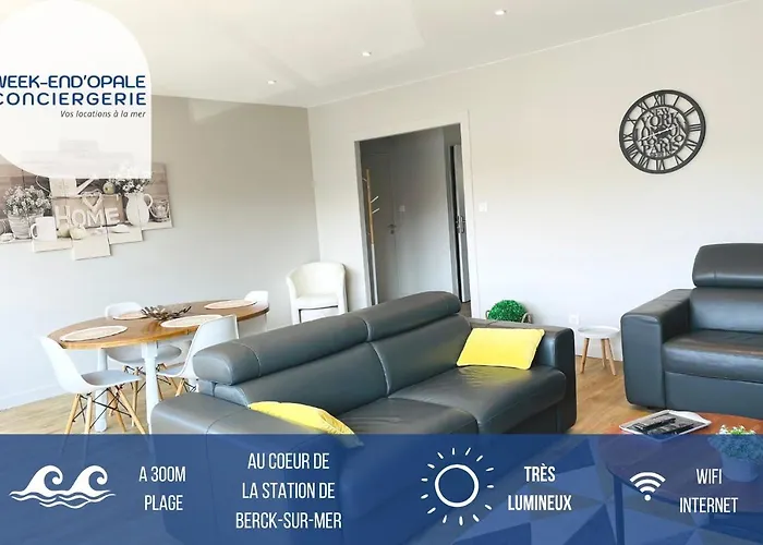 Appartement lumineux à 300m de la mer