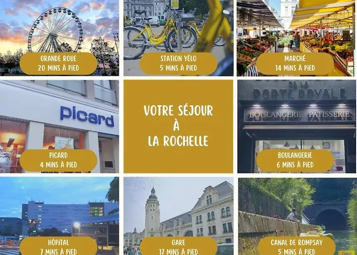 Le P'Tit Rochelais - Proche Marche Central Et Gare Sncf- Wifi Haut Debit -