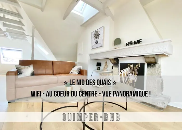LE NID DES QUAIS - Vue Panoramique au cœur de la ville - Wifi - Entrée autonome