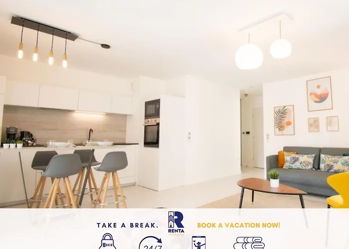 Le Pavillon Vercingetorix - Bright Flat With Terrace