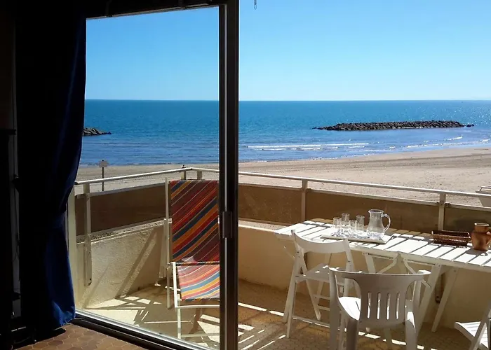 T4 A Valras-Plage, Vue Mer, Terrasse, Parking, Acces Direct Plage, 6 Pers. - Fr-1-701-62