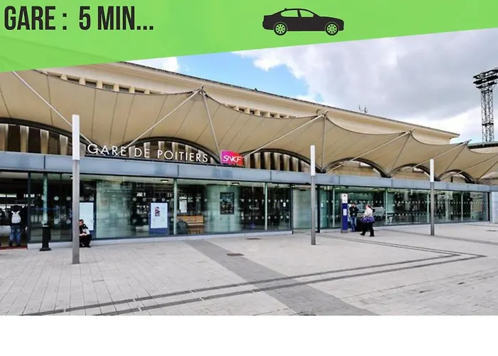 Pari57Bis - T2 Meubles Entre Centre Ville Et Futuroscope A 15Min - Chu - Cci A 5 Min