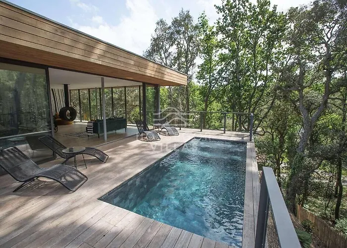 Villa Heuguera, 12 Personnes Avec Une Vue Foret