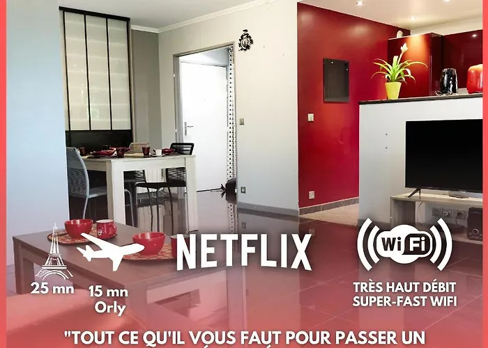 Appartement Located At 15 Mn From Paris & Orly