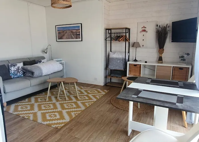 Studio, proche du Touquet, tout équipé à 100m de la plage