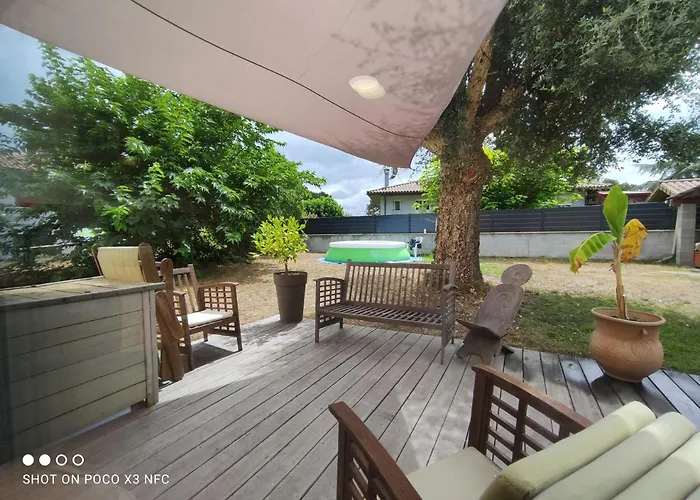 Maison Climatisee 8 Couchages Avec Piscine A Mimizan Plage
