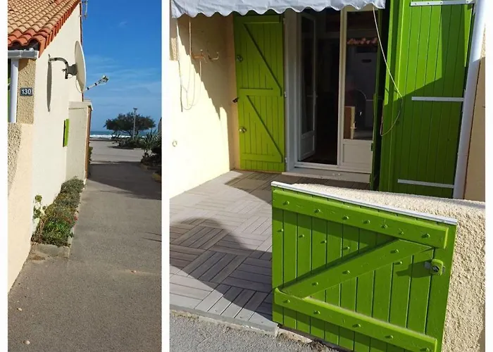 Leucate, maison dans village naturiste Eden à 50 m de la plage, 4 personnes