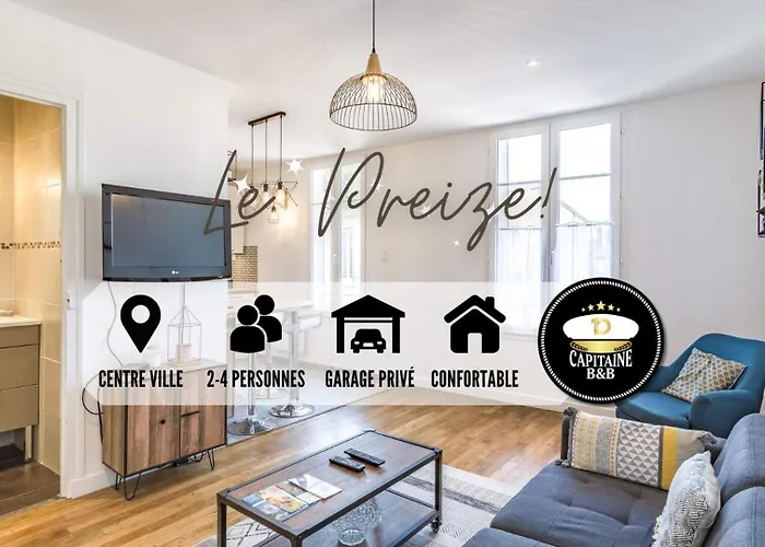 Appartement "Le Preize" - Centre Ville - Garage Prive