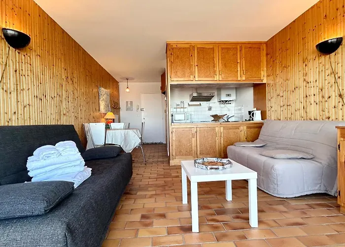 Studio avec balcon, vue panoramique sur la baie