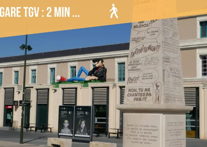 AppArt Proche Gare TGV Angouleme Déco Thème Bande Dessinée