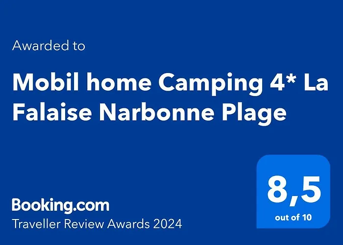 Mobil home Camping 4* La Falaise Narbonne Plage
