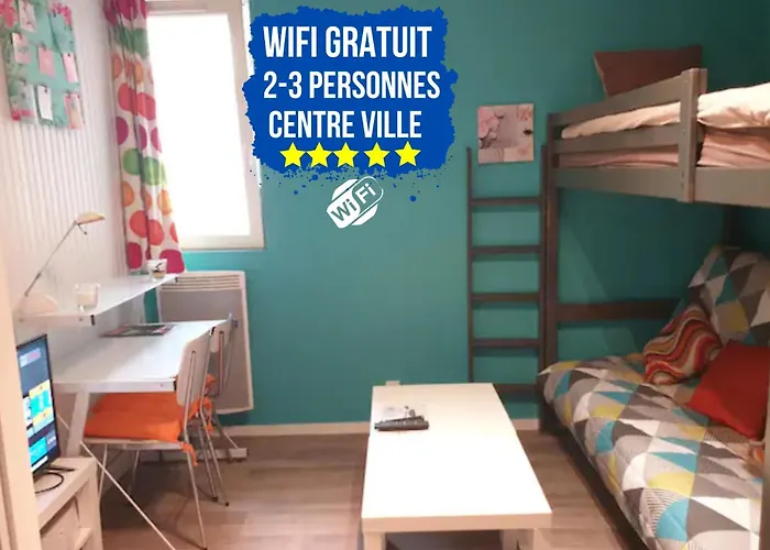 Studio Simplicien *Cosy* plein centre ville de Poitiers *TV* Wifi *Café*