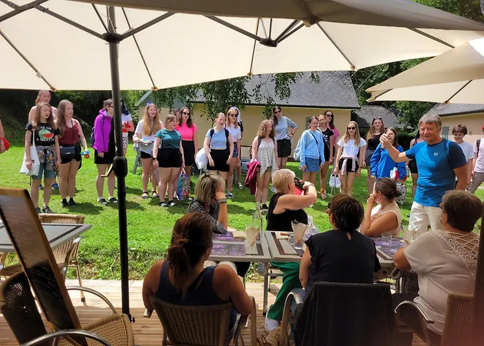 Village 17 gites, Piscine, Restaurant , 2 gites avec SPA, 3km de Conques