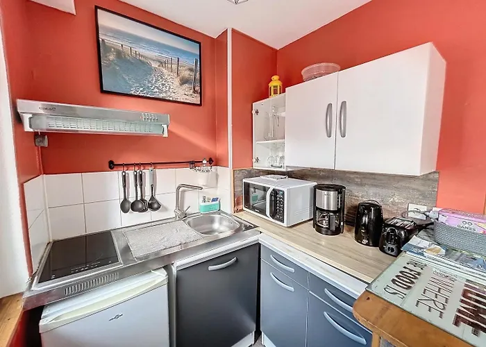 Appartement à 30 m de la plage - balcon - lumineux - wifi - Le Cérès 2
