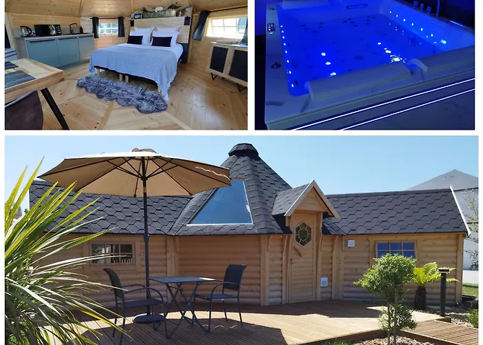Cottage climatisé avec baignoire SPA 2 personnes