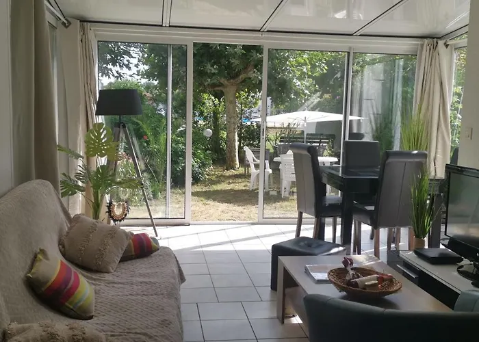 Rêve de Bisca Appartement spacieux avec jardin privatif piscine et parking privés