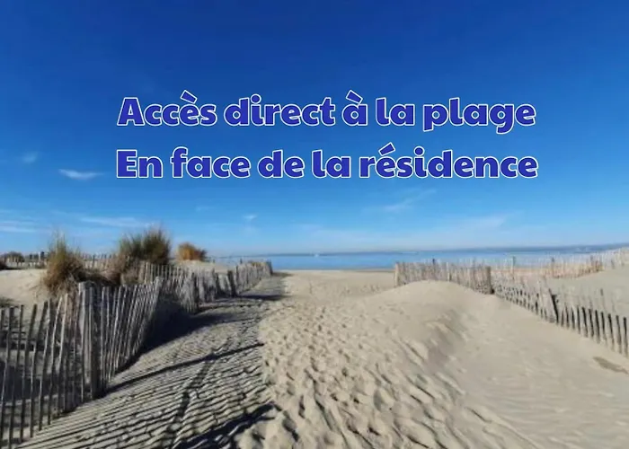 Studio le Vue mer Accès direct à la plage Parking privé Clim belle terrasse