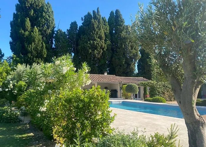 Hôtel avec piscine: Mas des Bambous