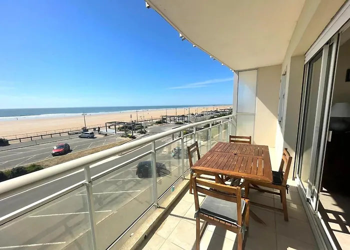 Appartement 2 Chambres Face Mer avec Balcon – 6 Pers, Parking, Animaux Acceptés - FR-1-323-246