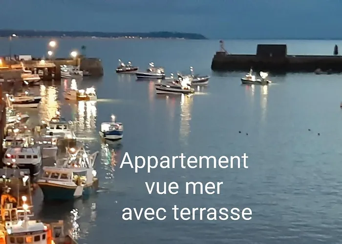 Rare à Granville! Appartement avec terrasse! Vue mer!
