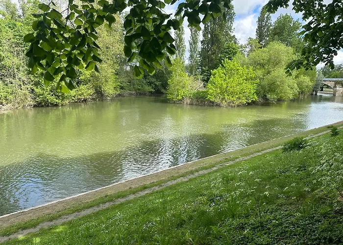 Bonheur en Seine, Piscine, Vue Seine