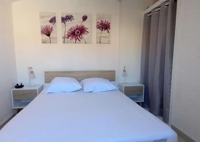 Appartement T2 Mezzanine, 6 couchages, bord de plage, parking privé, proche commerces et Aqualand - FR-1-81-47
