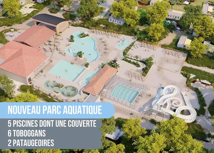 200m de la plage Mobil Home LUXE Neuf 42m2 3 chambres Camping 5 Etoiles Mayotte Biscarrosse Koyobalys