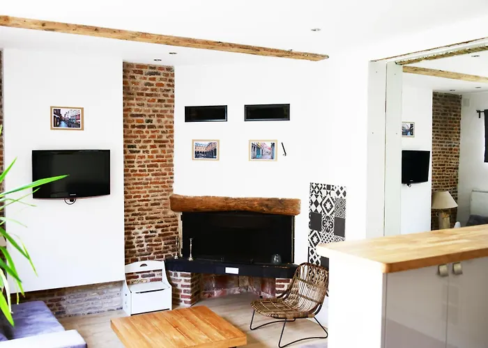 Maison Vieux Lille 3 Chambres Parking Prive 24H24H Acces