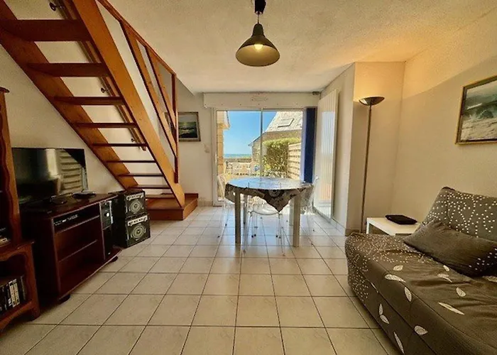 Maison rénovée 3 pièces, vue mer, pour 6, parking - FR-1-478-28