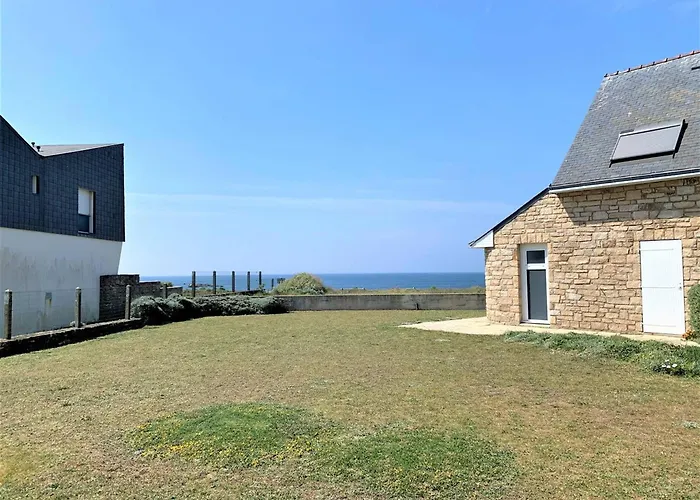 Maison rénovée 3 pièces, vue mer, pour 6, parking - FR-1-478-28