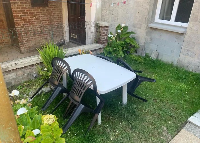 Maison de l'Ancre centre Veules les roses avec parking privé et WIFI