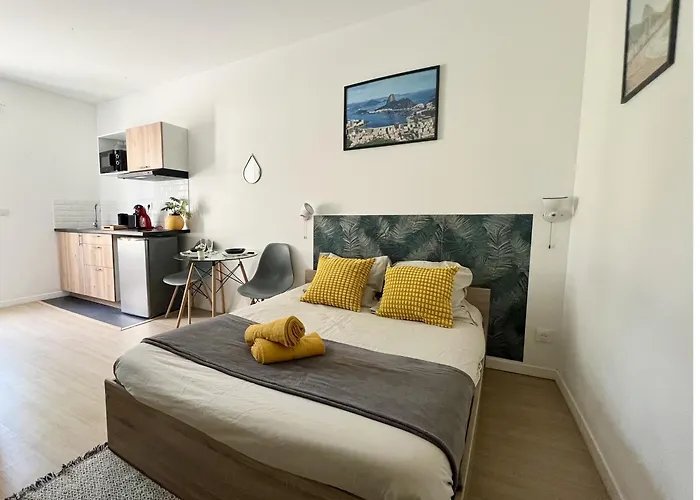 Studios Izicozy I Confort et jardin en ville, proche gare I 2 et 4 pers