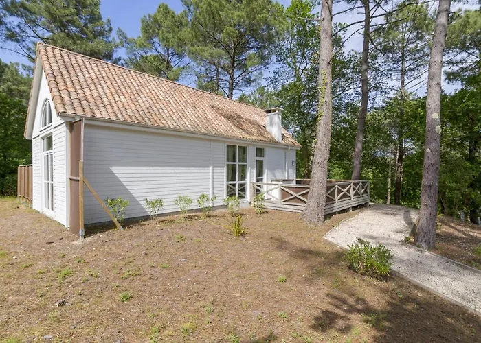 Maison Calme Au Golf De Biscarrosse Avec 2 Terrasses Et Jardin - Fr-1-319-363