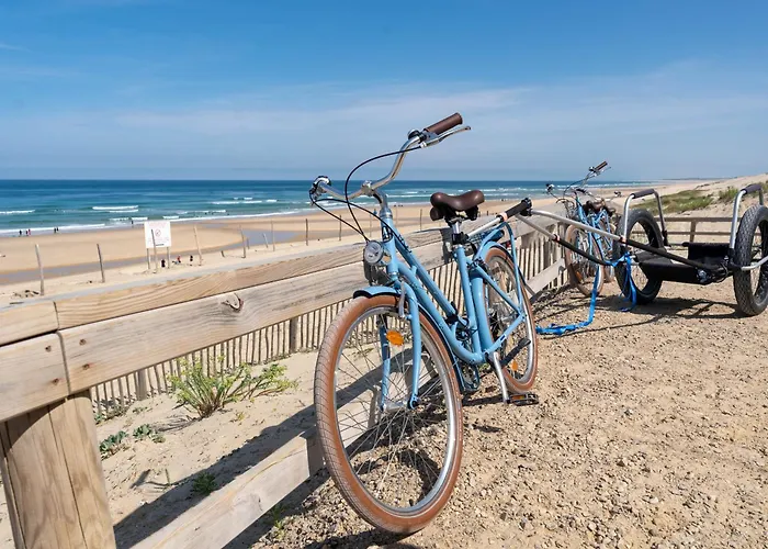 Maison Familiale A Biscarrosse : Terrasse, Tennis, Plage Et Pistes Cyclables A Proximite - Fr-1-319-507