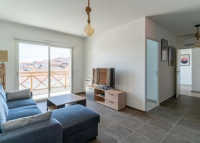 Appartement 3* à 50m de l'Océan, 5 pers, Clim, Wifi, Parking - Mimizan Plage - FR-1-50-116