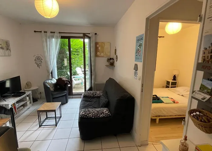 Appartement Rez de jardin Cabourg résidence bord de mer