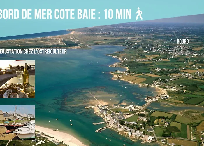 Studio Cosy Les Roses Tremieres 3 Etoiles Centre Plouharnel Proche Mer