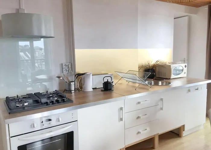 Appartement d'une chambre avec vue sur la mer et wifi a Granville