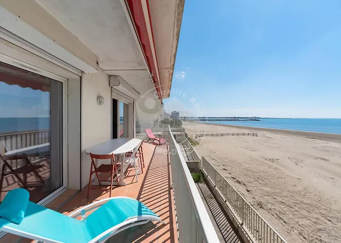 As18069 - P3 Vue Mer Exceptionnelle , Sur La Plage A 2 Pas Du Centre Ville