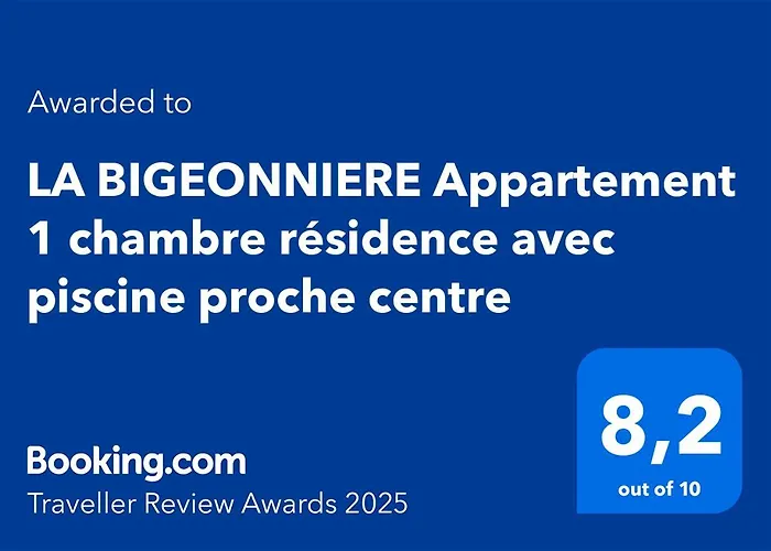 LA BIGEONNIERE Appartement 1 chambre résidence avec piscine proche centre