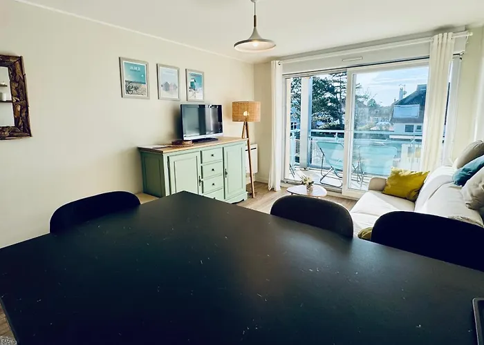 Appartement centre ville Stella-Plage terrasse sud-ouest