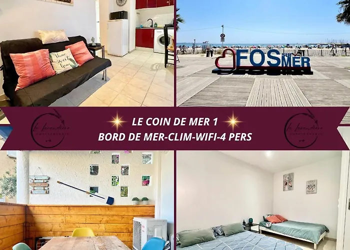 Le Coin de Mer 1 - Bord de mer, CLIM, WIFI, 4 pers