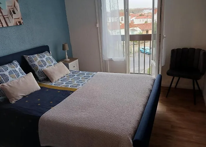 APPARTEMENT T2 confort,1 grande chambre,Parking,balcon,près Parc des Expositions,