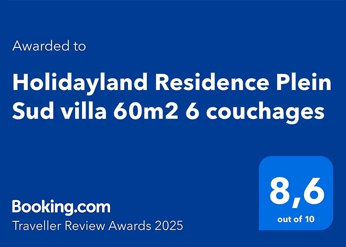 Holidayland Residence Plein Sud villa 60m2 6 couchages