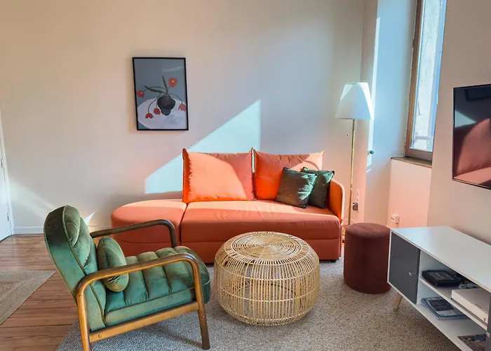 Duplex lumineux 2 chambres centre zone piétonne
