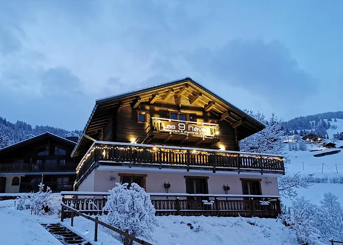 Hôtel 3 étoiles: Les 9 Névés, Restaurant&Chambres d'hôtes